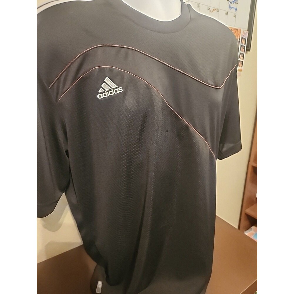 Men's Adidas Black Climalite T-Shirt Size XL - Picture 2 of 6